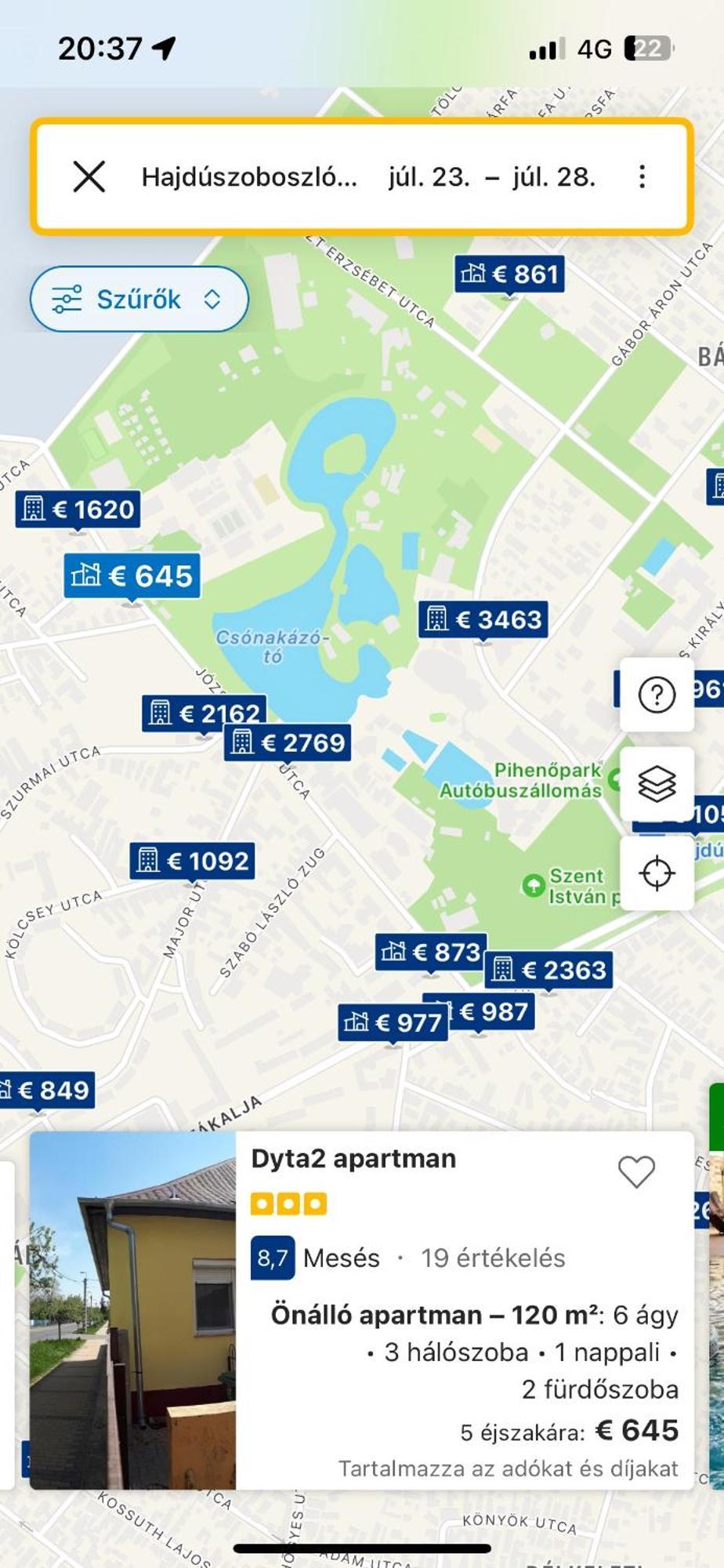 Apartmán Dyta2 Apartman Hajdúszoboszló Exteriér fotografie